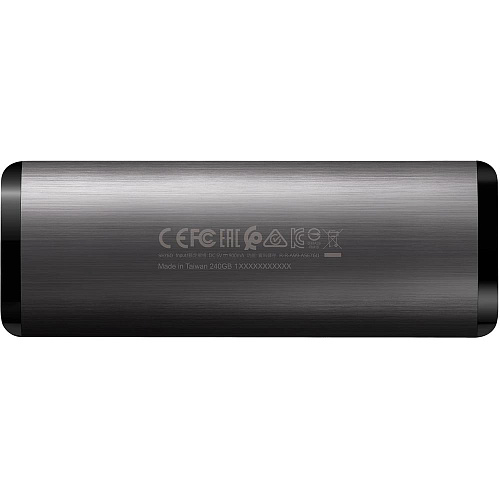 Внешний SSD-накопитель 1Tb A-DATA SE760 ASE760-1TU32G2-CTI (SSD) USB 3.1 Type C черный
