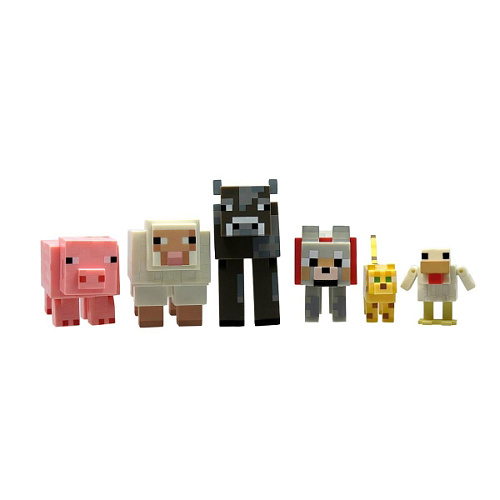 Набор игрушек Minecraft Animal Core pack, 4-8см