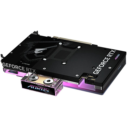 Видеокарта Gigabyte GeForce RTX 5080 16384Mb, AORUS Xtreme WaterForce WB 16 Gb (GV-N5080AORUSX WB-16GD) 1xHDMI, 3xDP, Ret