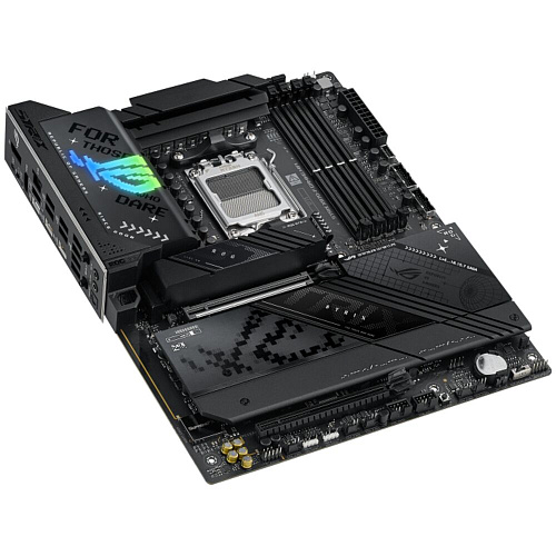 Материнская плата ASUS ROG Strix X870-F Gaming WiFi X870 Socket AM5 4xDDR5, 2xSATA3, RAID, 4xM.2, 2xPCI-E16x, 9xUSB3.2, 3xUSB3.2 Type C, DP, HDMI, WiFi, 2.5Glan, ATX