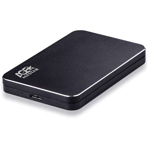 Корпус 2.5" AgeStar 3UB2A18 SATA, USB3.0 Black