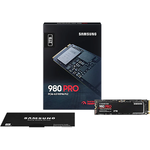 Внутренний SSD-накопитель 2000Gb Samsung 980 Pro (MZ-V8P2T0BW) M.2 2280 PCI-E 4.0 x4