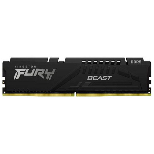 Модуль памяти DIMM 16Gb DDR5 PC48000 6000MHz Kingston Fury Beast Black (KF560C40BB/16)