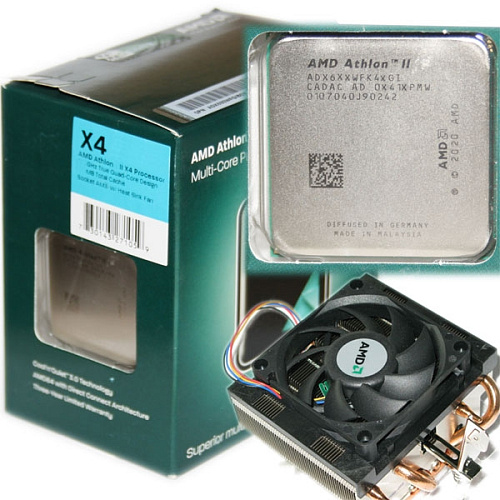 Процессор AMD Процессор AM3 Athlon II X4 640 BOX (3.0 ГГц, 2Мб, 4000 МГц)