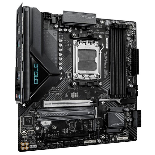 Материнская плата Gigabyte B850M Eagle WiFi7 Socket-AM5 AMD B850 4xDDR5, 4xSATA3, RAID, 2xM.2, 2xPCI-E16x, 3xUSB3.2, 1xUSB3.2 Type C, DP, HDMI, WiFi, 2.5Glan mATX