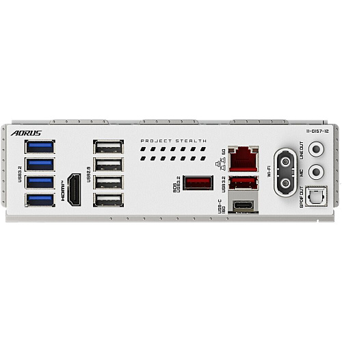 Материнская плата Gigabyte B850 AORUS Stealth Ice Socket-AM5 AMD B850 4xDDR5, 2xSATA3, RAID, 4xM.2, 2xPCI-E16x, 4xUSB3.2, 1xUSB3.2 Type C, HDMI, WiFi, 5Glan ATX