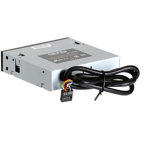 Card Reader GiNZZU GR-136UB 3.5" Card Reader All in 1, 1xUSB 2.0, SDXC, Черный