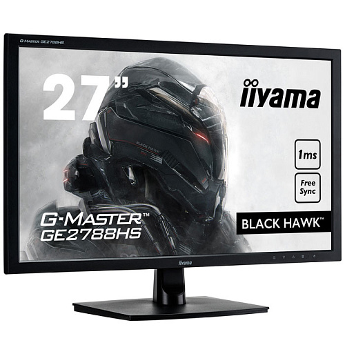 Монитор 27" Iiyama G-Master GE2788HS-B2 TN LED 1920x1080 1ms VGA DVI HDMI