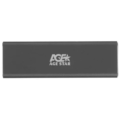 Корпус для SSD AgeStar 3UBNF1 M.2 NGFF (B-key), USB3.0 Gray