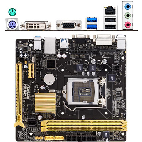 Материнская плата ASUS H81M-R/C/SI H81 Socket-1150 2xDDR3, 2xSATA3, 1xPCI-E16x, 2xUSB3.0, D-SUB, DVI, VGA, Glan mATX