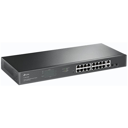 Коммутатор TP-LINK TL-SG1218MP неуправляемый 16xGbLAN PoE+ 2xGbLAN 2xSFP/GbLAN