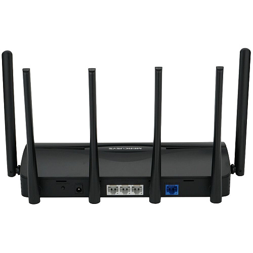 Беспроводной маршрутизатор Mercusys MR47BE, Wi-Fi 7 802.11be 9214Мбит/с, 2.4ГГц, 5ГГц, 6ГГц, 3xGLAN, 1xGWAN чёрный