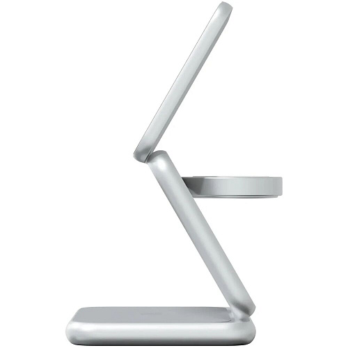 Беспроводная зарядная панель 3 в 1 Для IPhone, Apple Watch, Airpods Magssory Fold WCH023 22W Silver