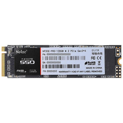 Внутренний SSD-накопитель 128Gb Netac N930E Pro NT01N930E-128G-E4X M.2 2280 PCIe NVMe 3.0 x4 УЦЕНКА