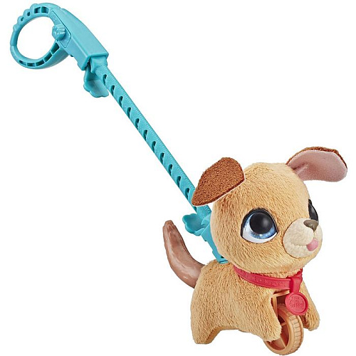 Интерактивная игрушка Hasbro FurReal Friends Маленький питомец на поводке E3503/E4765 Щенок коричневый