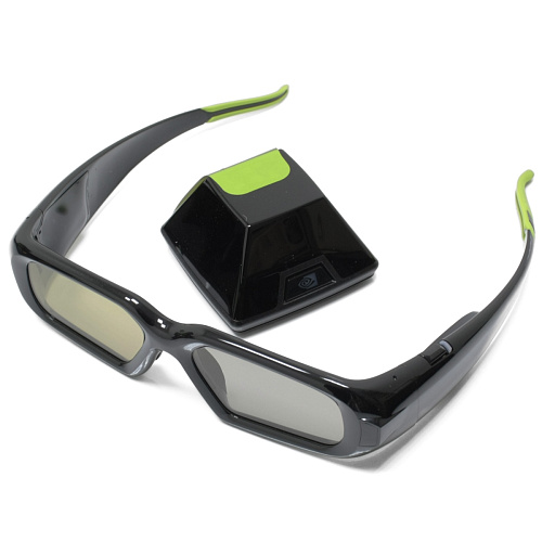 Беспроводные cтереоскопические очки NVIDIA GeForce 3D Vision KIT, USB2.0 Retail