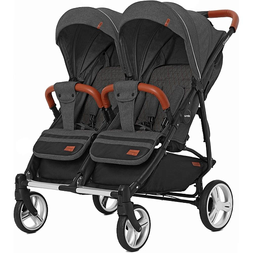 Коляска для двойни 2 в 1 Carrello CRL-5502/1 Connect Serious Black