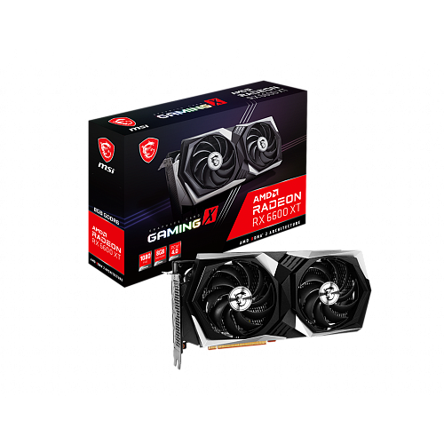 Видеокарта MSI 8192Mb RX 6600 XT Gaming X 8G (RX 6600 XT Gaming X 8G) 3xDP, HDMI, Ret
