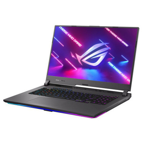 Ноутбук ASUS ROG Strix G17 G713RM-KH097 AMD Ryzen 7 6800H/16Gb/1Tb SSD/NV RTX3060 6Gb/17.3" FullHD/DOS Eclipse Gray