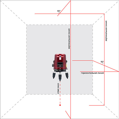 Лазерный нивелир ADA instruments 3D LINER 2V (А00131)