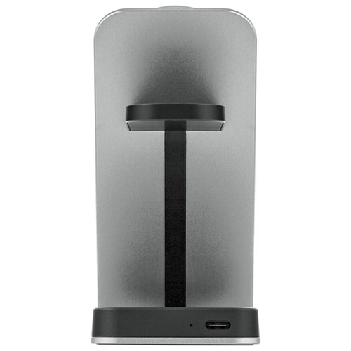 Беспроводная зарядная панель 3 в 1 Для IPhone, Apple Watch, Airpods uBear Level Ultra Qi2 25W Silver