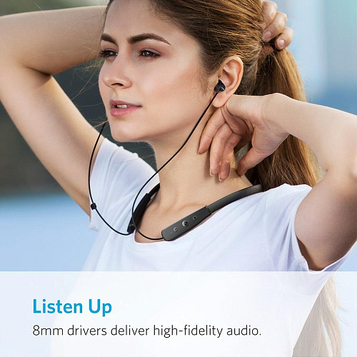 Bluetooth гарнитура Anker Soundbuds Lite Black
