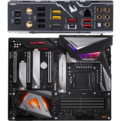 Материнская плата Gigabyte Z390 AORUS Master Z390 Socket-1151v2 4xDDR4, 6xSATA3, RAID, 3xM.2, 3xPCI-E16x, 5xUSB3.1, 1xUSB Type-C, HDMI, 802.11ac, Glan, ATX 