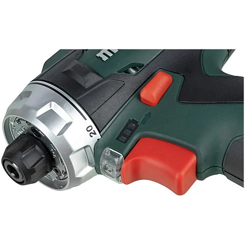 Аккумуляторная дрель-шуруповерт Metabo PowerMaxx BS 2020 Basic, 12 В, 2.0 А·ч х2, коробка 600984000