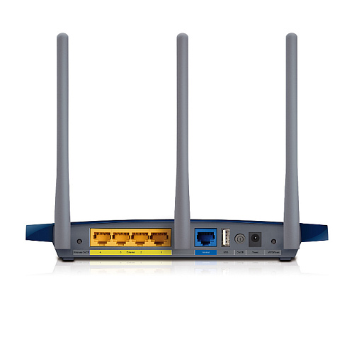 Беспроводной маршрутизатор TP-LINK TL-WR1043ND, 802.11n, 300Мбит/с, 2.4ГГц, 4xGbLAN, 1xGbWAN, 1xUSB2.0
