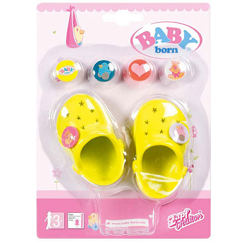 Zapf Creation Baby born Сандалии фантазийные (салатовые) 822-067