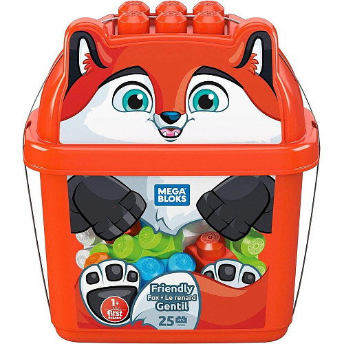 Mattel Mega Bloks Тематический конструктор "Животные" GCT46 Лиса