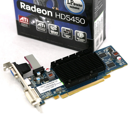 Видеокарта Sapphire 1024Mb HD5450 11166-14-20R DDR2 DVI, HDMI, TV PCIE Ret