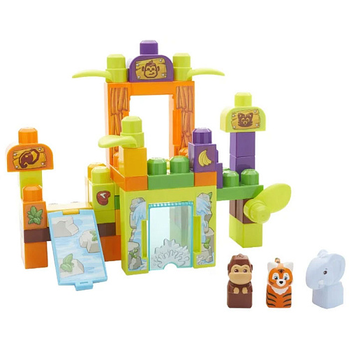 Конструктор Mattel Mega Bloks Игровой набор "Зоопарк Сафари" FFG42