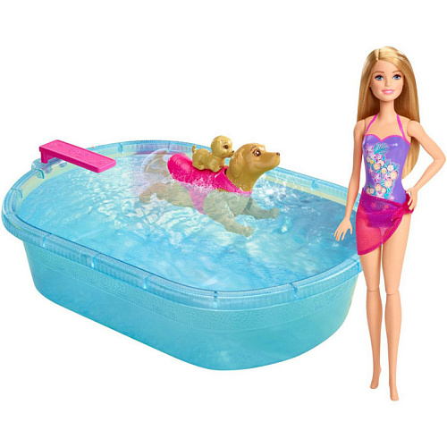Barbie Для купания щенков DMC32