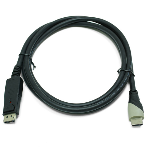 Кабель Display port (m) - HDMI(m) 1.8m Cablexpert CC-DP-HDMI-6 черный, экран УЦЕНКА