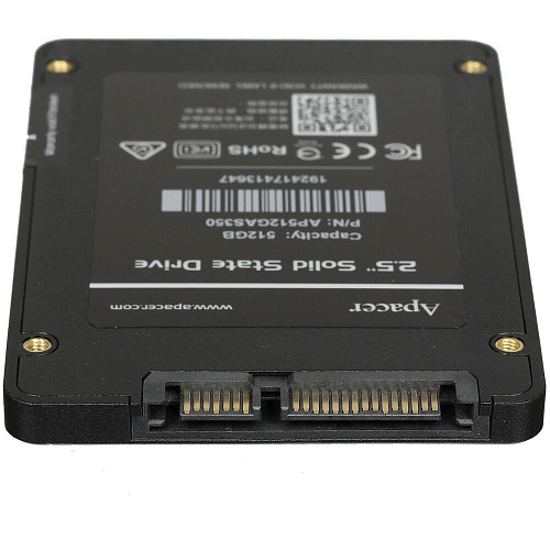 Внутренний SSD-накопитель 512Gb Netac AS350 AP512GAS350-1 SATA3 2.5"