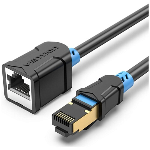 Патч-корд SSTP 2м Vention (IBLBH) категория 6a черный