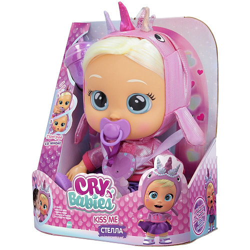 Кукла IMC Toys Crybabies Кукла Стелла Kiss Me интерактивная плачущая 40891