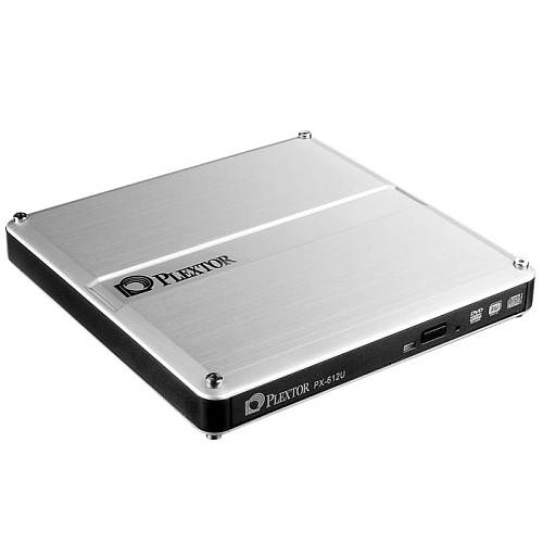 Внешний привод DVD-RW Plextor PX-612U DVD±R/±RW USB 2.0 серебристый 