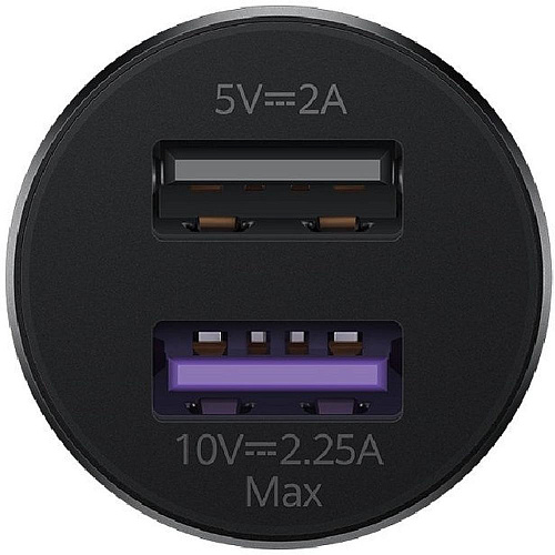 Автомобильное зарядное устройство Huawei CP36 USB Type-C 2xUSB черное