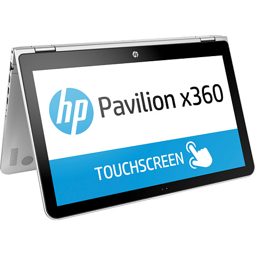 Ноутбук HP Pavilion 15x360 15-bk102ur Y5V55EA Core i5 7200U/8Gb/500Gb+8Gb SSD/15.6" FullHD Touch/Win10 Natural Silver