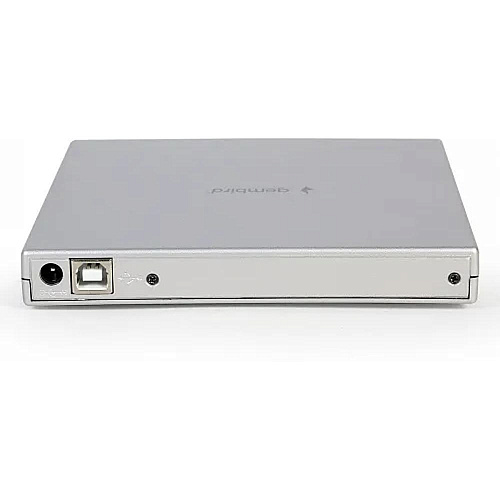Внешний привод DVD-RW Gembird DVD-USB-02 DVD±R/±RW USB2.0 Silver