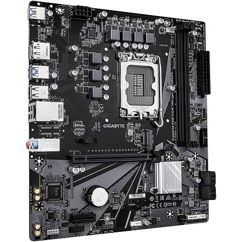 Материнская плата Gigabyte B760M H V2 B760 Socket-1700 2xDDR5, 4xSATA3, RAID, 1xM.2, 1xPCI-E16x, 4xUSB3.2, DP, HDMI, Glan, mATX