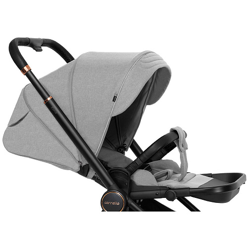 Коляска 2 в 1 Carrello Epica CRL-8510/1 Silver Grey (черная рама)
