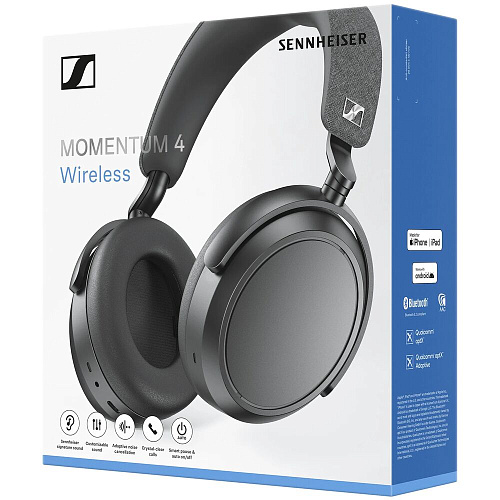 Bluetooth гарнитура Sennheiser Momentum 4 Wireless Graphite