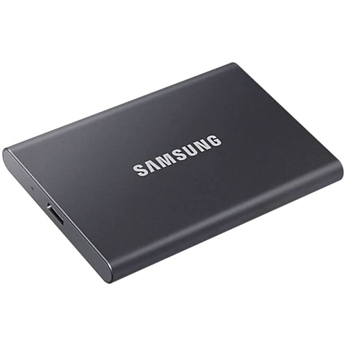 Внешний SSD-накопитель 2Tb Samsung T7 MU-PC2T0T/WW (SSD) USB 3.2 Type C Серый УЦЕНКА