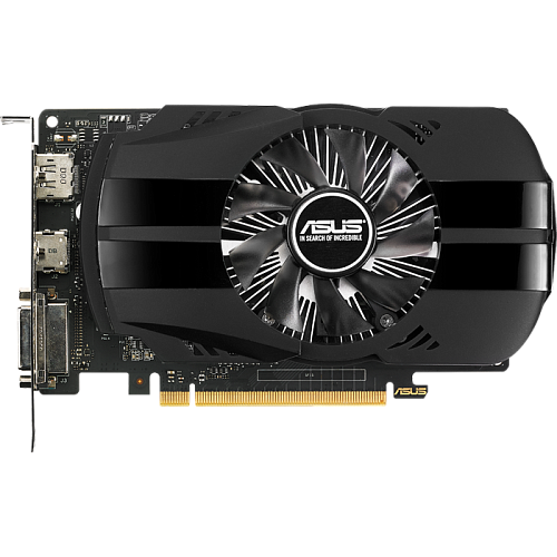 Видеокарта ASUS GeForce GTX 1050 Ti 4096Mb, PH-GTX1050TI-4G DVI-D, HDMI, DP Ret УЦЕНКА
