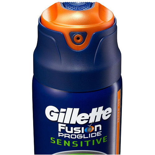 Gillette Гель для бритья Fusion Proglide Sensitive Active Sport, 170 мл.