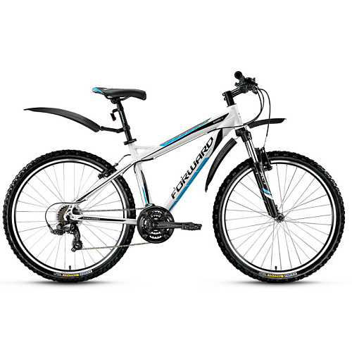 Двухколесный велосипед FORWARD QUADRO 1.0 (рост 19"/26") 2015-2016 белый