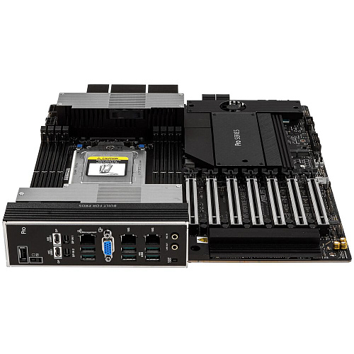 Материнская плата ASUS Pro WS WRX90E-Sage SE WRX90 EATX 8xDDR5 7xPCIEx16 4xM.2 2xUSB-C 10GLAN